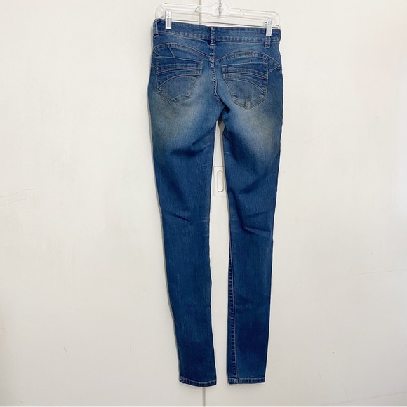 BLUE ASPHALT Uptown slightly distressed skinny jeans long length 5 - Picture 4 of 10